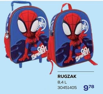 Aanbiedingen Rugzak - Spider-man - Geldig van 01/08/2023 tot 13/09/2023 bij Supra Bazar