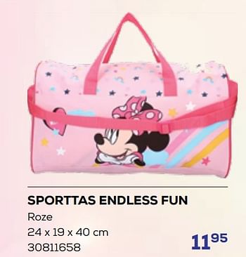 Aanbiedingen Sporttas endless fun - Minnie Mouse - Geldig van 01/08/2023 tot 13/09/2023 bij Supra Bazar