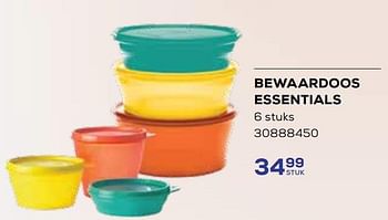 Aanbiedingen Bewaardoos essentials - Tupperware - Geldig van 01/08/2023 tot 13/09/2023 bij Supra Bazar