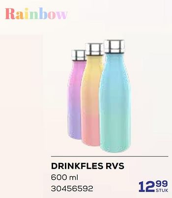 Aanbiedingen Drinkfles rvs - Huismerk - Supra Bazar - Geldig van 01/08/2023 tot 13/09/2023 bij Supra Bazar