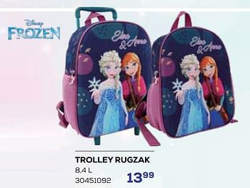 Aanbiedingen Trolley rugzak - Disney  Frozen - Geldig van 01/08/2023 tot 13/09/2023 bij Supra Bazar
