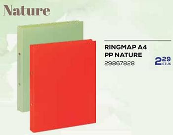Aanbiedingen Ringmap a4 pp nature - Huismerk - Supra Bazar - Geldig van 01/08/2023 tot 13/09/2023 bij Supra Bazar