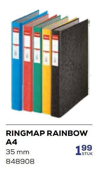 Aanbiedingen Ringmap rainbow a4 - Esselte - Geldig van 01/08/2023 tot 13/09/2023 bij Supra Bazar