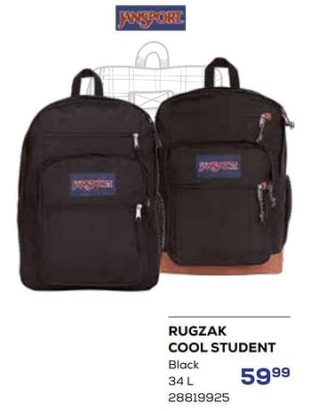 Aanbiedingen Rugzak cool student - Jansport - Geldig van 01/08/2023 tot 13/09/2023 bij Supra Bazar