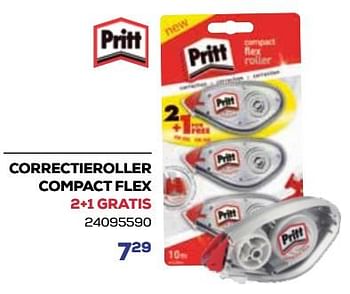 Aanbiedingen Correctieroller compact flex - Pritt - Geldig van 01/08/2023 tot 13/09/2023 bij Supra Bazar