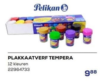 Aanbiedingen Plakkaatverf tempera - Pelikan - Geldig van 01/08/2023 tot 13/09/2023 bij Supra Bazar