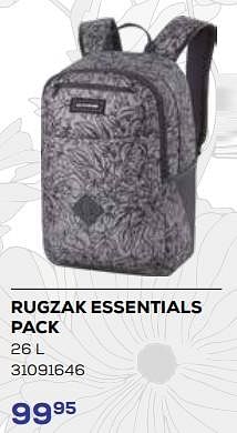 Aanbiedingen Rugzak essentials pack - DAKINE - Geldig van 01/08/2023 tot 13/09/2023 bij Supra Bazar