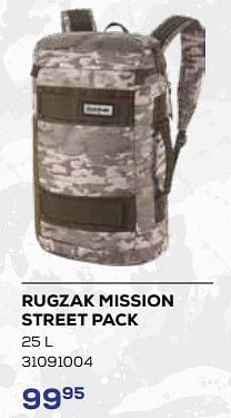 Aanbiedingen Rugzak mission street pack - DAKINE - Geldig van 01/08/2023 tot 13/09/2023 bij Supra Bazar