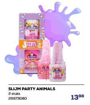Aanbiedingen Slijm party animals - Elmer`s - Geldig van 01/08/2023 tot 13/09/2023 bij Supra Bazar