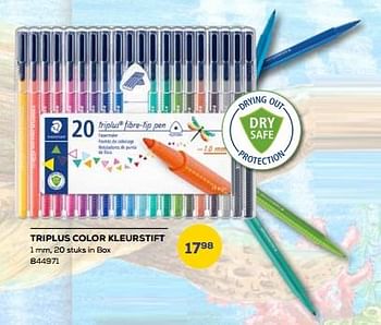 Aanbiedingen Triplus color kleurstift - Staedtler - Geldig van 01/08/2023 tot 13/09/2023 bij Supra Bazar