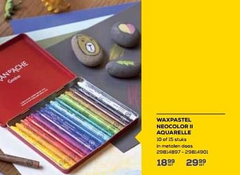 Aanbiedingen Waxpastel neocolor ii aquarelle - Caran d'Ache - Geldig van 01/08/2023 tot 13/09/2023 bij Supra Bazar