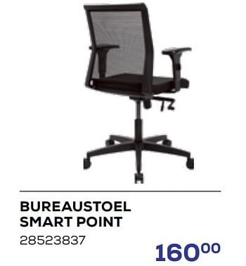 Aanbiedingen Bureaustoel smart point - Huismerk - Supra Bazar - Geldig van 01/08/2023 tot 13/09/2023 bij Supra Bazar