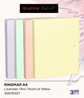 Aanbiedingen Ringmap a4 - Quattro Colori - Geldig van 01/08/2023 tot 13/09/2023 bij Supra Bazar