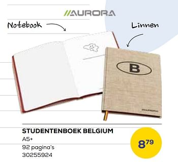 Aanbiedingen Studentenboek belgium - Aurora - Geldig van 01/08/2023 tot 13/09/2023 bij Supra Bazar