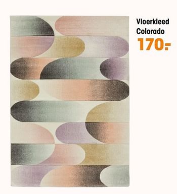 Aanbiedingen Vloerkleed colorado - Huismerk - Kwantum - Geldig van 21/08/2023 tot 03/09/2023 bij Kwantum