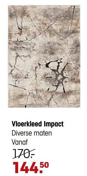 Aanbiedingen Vloerkleed impact - Huismerk - Kwantum - Geldig van 04/09/2023 tot 17/09/2023 bij Kwantum