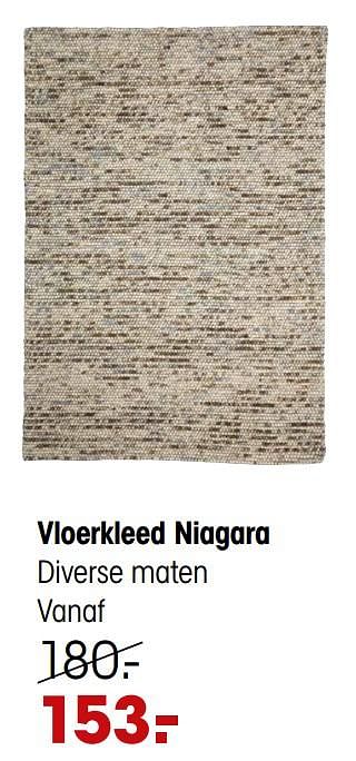 Aanbiedingen Vloerkleed niagara - Huismerk - Kwantum - Geldig van 04/09/2023 tot 17/09/2023 bij Kwantum