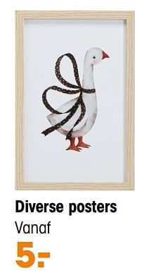 Aanbiedingen Diverse posters - Huismerk - Kwantum - Geldig van 04/09/2023 tot 17/09/2023 bij Kwantum