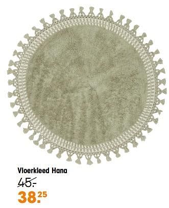 Aanbiedingen Vloerkleed hana - Huismerk - Kwantum - Geldig van 04/09/2023 tot 17/09/2023 bij Kwantum