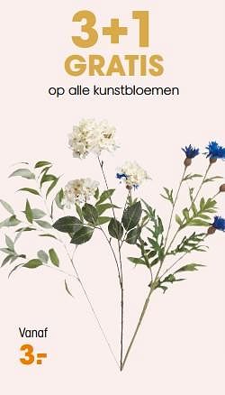 Aanbiedingen Kunstbloemen - Huismerk - Kwantum - Geldig van 04/09/2023 tot 17/09/2023 bij Kwantum