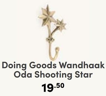 Aanbiedingen Doing goods wandhaak oda shooting star - Doing Goods - Geldig van 27/08/2023 tot 02/09/2023 bij Baby & Tiener Megastore