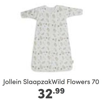 Aanbiedingen Jollein slaapzakwild flowers - Jollein - Geldig van 27/08/2023 tot 02/09/2023 bij Baby & Tiener Megastore