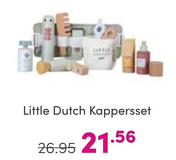 Aanbiedingen Little dutch kappersset - Little Dutch - Geldig van 27/08/2023 tot 02/09/2023 bij Baby & Tiener Megastore