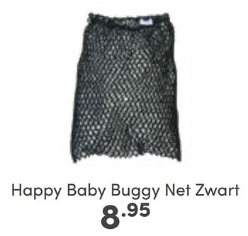 Aanbiedingen Happy baby buggy net zwart - Happybaby - Geldig van 27/08/2023 tot 02/09/2023 bij Baby & Tiener Megastore