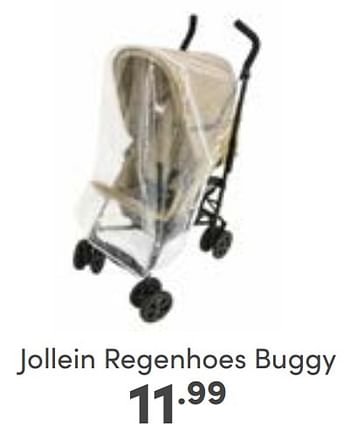 Aanbiedingen Jollein regenhoes buggy - Jollein - Geldig van 27/08/2023 tot 02/09/2023 bij Baby & Tiener Megastore