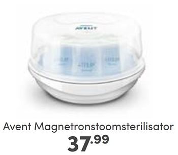 Aanbiedingen Avent magnetronstoomsterilisator - Philips - Geldig van 27/08/2023 tot 02/09/2023 bij Baby & Tiener Megastore