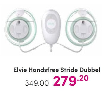 Aanbiedingen Elvie handsfree stride dubbel - Elvie - Geldig van 27/08/2023 tot 02/09/2023 bij Baby & Tiener Megastore