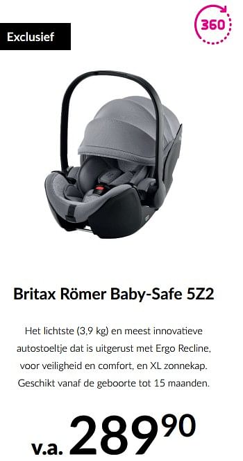 Aanbiedingen Britax römer baby-safe 5z2 - Britax - Geldig van 15/08/2023 tot 18/09/2023 bij Babypark