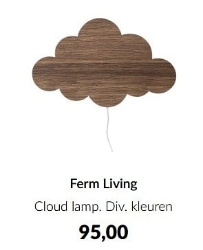 Aanbiedingen Ferm living cloud lamp - Ferm Living - Geldig van 15/08/2023 tot 18/09/2023 bij Babypark