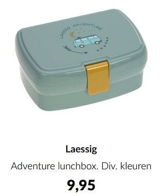 Aanbiedingen Laessig adventure lunchbox - Laessig - Geldig van 15/08/2023 tot 18/09/2023 bij Babypark