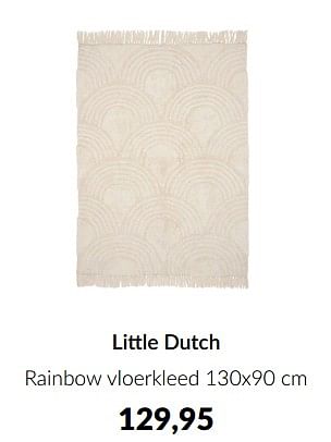 Aanbiedingen Little dutch rainbow vloerkleed - Little Dutch - Geldig van 15/08/2023 tot 18/09/2023 bij Babypark