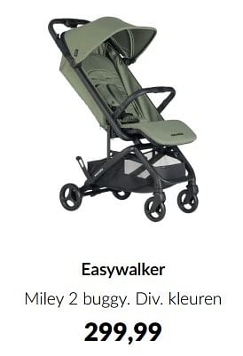 Aanbiedingen Easywalker miley 2 buggy - Easywalker - Geldig van 15/08/2023 tot 18/09/2023 bij Babypark