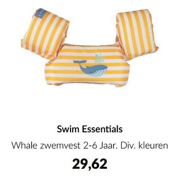 Aanbiedingen Swim essentials whale zwemvest - Swim Essentials - Geldig van 15/08/2023 tot 18/09/2023 bij Babypark