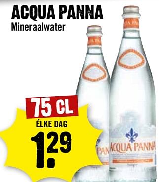 Aanbiedingen Acqua panna mineraalwater - Acqua Panna - Geldig van 30/08/2023 tot 06/09/2023 bij Dirk III