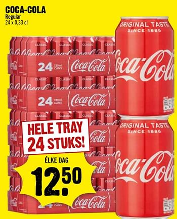 Aanbiedingen Coca-cola regular - Coca Cola - Geldig van 30/08/2023 tot 06/09/2023 bij Dirk III