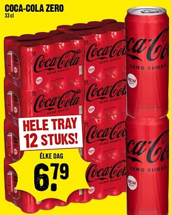 Aanbiedingen Coca-cola zero - Coca Cola - Geldig van 30/08/2023 tot 06/09/2023 bij Dirk III