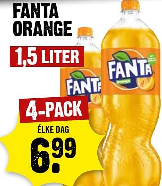 Aanbiedingen Fanta orange - Fanta - Geldig van 30/08/2023 tot 06/09/2023 bij Dirk III