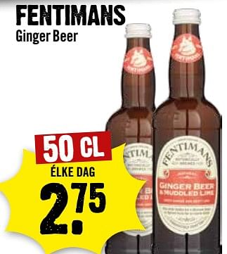 Aanbiedingen Fentimans ginger beer - Fentimans - Geldig van 30/08/2023 tot 06/09/2023 bij Dirk III