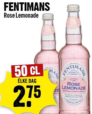 Aanbiedingen Fentimans rose lemonade - Fentimans - Geldig van 30/08/2023 tot 06/09/2023 bij Dirk III