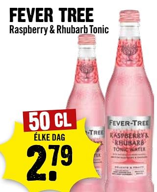 Aanbiedingen Fever tree raspberry + rhubarb tonic - Fever Tree - Geldig van 30/08/2023 tot 06/09/2023 bij Dirk III