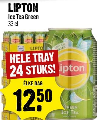 Aanbiedingen Lipton ice tea green - Lipton - Geldig van 30/08/2023 tot 06/09/2023 bij Dirk III