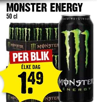 Aanbiedingen Monster energy - Monster - Geldig van 30/08/2023 tot 06/09/2023 bij Dirk III