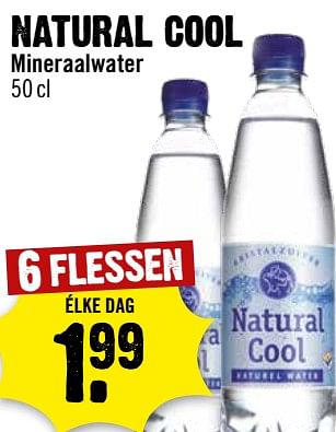 Aanbiedingen Natural cool mineraalwater - Natural Cool - Geldig van 30/08/2023 tot 06/09/2023 bij Dirk III