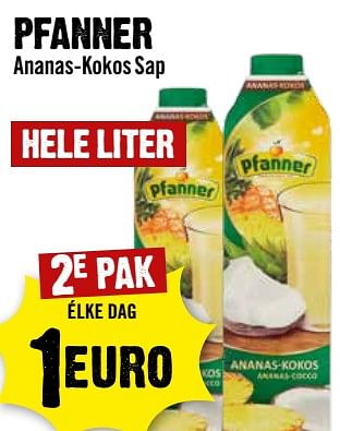 Aanbiedingen Pfanner ananas-kokos sap - Pfanner - Geldig van 30/08/2023 tot 06/09/2023 bij Dirk III