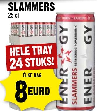 Aanbiedingen Slammers - Slammers - Geldig van 30/08/2023 tot 06/09/2023 bij Dirk III