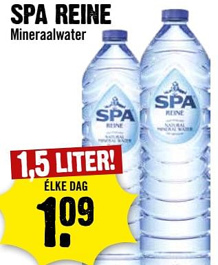 Aanbiedingen Spa reine mineraalwater - Spa - Geldig van 30/08/2023 tot 06/09/2023 bij Dirk III